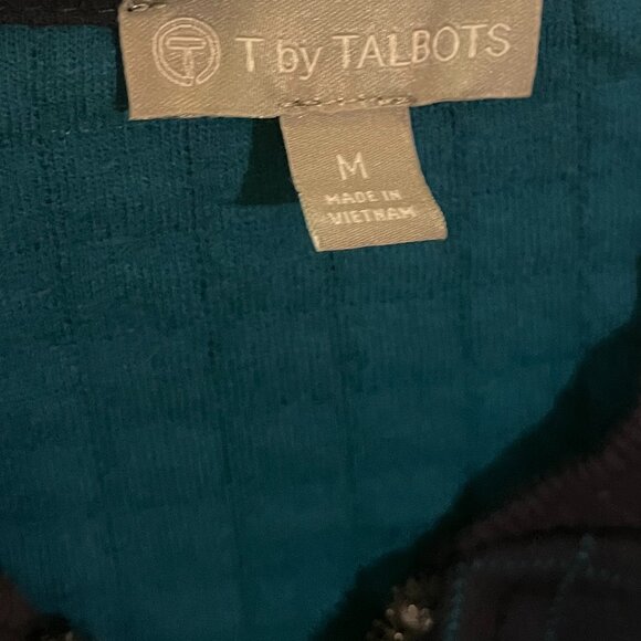Quilted Rib Trim Bomber Jacket - T by Talbot's - MED - Picture 5 of 9